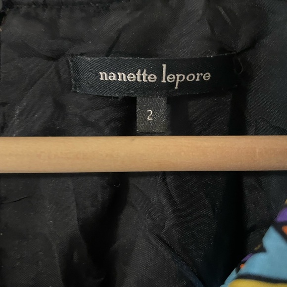 Silk & Linen Nanette Lapore dress size 2 - Picture 3 of 10